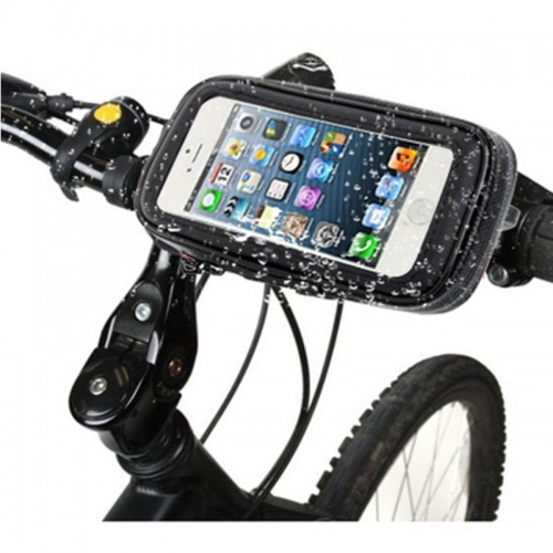 Bike Holder / Holder Stang Sepeda Untuk Handphone 5.5 Inch - Samsung - Lenovo