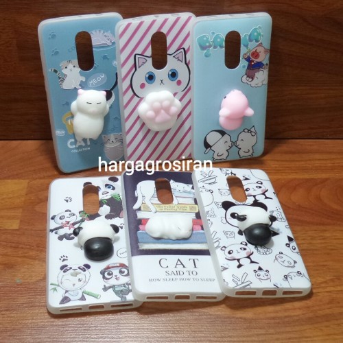 Squishy Case Xiaomi Note 4X + Boneka Lucu / Silicone / Softshell / Silikon / Cover Motif