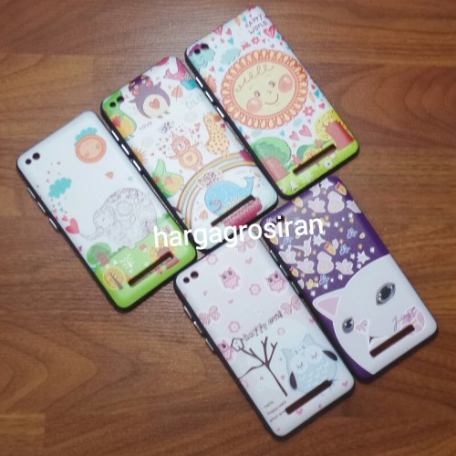 Fuze Art Ver.2 Xiaomi Redmi 4A - Case Seni Lukisan Ukiran 3D Timbul - Bahan Fuze Pinggir karet