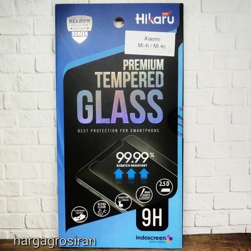 Xiaomi Mi4i / Mi4C - Tempered Glass Hikaru / Anti Gores Kaca - Tidak Ada Garansi