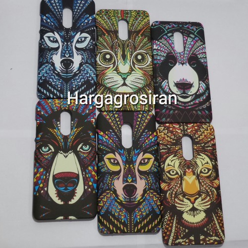 LUXO Xiaomi Redmi Note 4X - Hardcase / Back Case Motif Batik Animals Abstrak Glow In The Dark