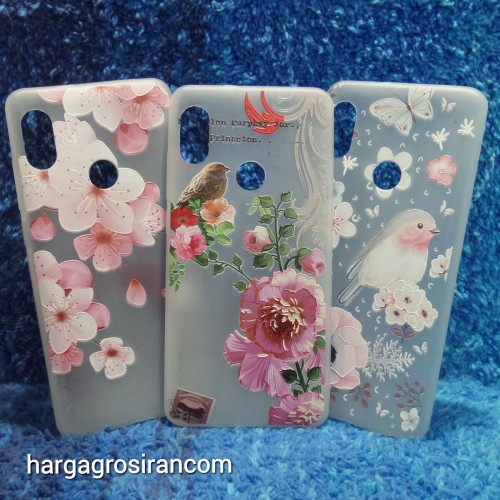 Xiaomi Note 5 Pro Sakura Case Motif Bunga Bahan Softshell - Fashion Flower Back Cover