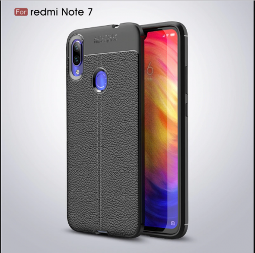 Xiaomi Note 7 - Case Kulit Auto Focus - Softshell / Silikon / Cover / Softcase