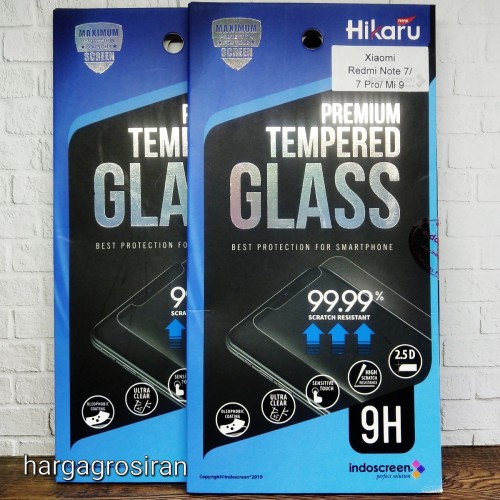 Xiaomi Note 7 - Tempered Glass Hikaru / Anti Gores Kaca - Tidak Ada Garansi