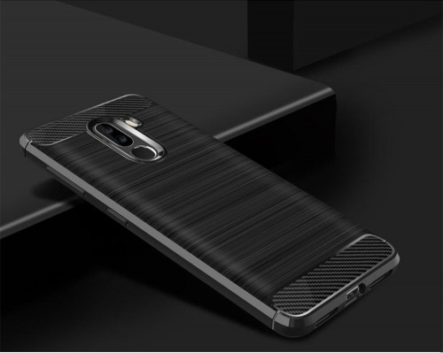 Xiaomi Pocophone F1 - Rugged FS / Delkin - Carbon Fibre Case Slim Rugged Armor ShockProof / Rubber