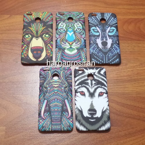 LUXO Xiaomi Redmi 4X - Hardcase / Back Case Motif Batik Animals Abstrak Glow In The Dark