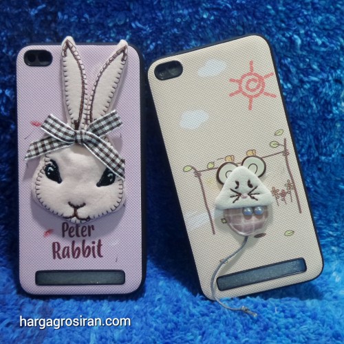 Xiaomi Redmi 5A - Silikon FS Motif Design Korean Cute Styles Boneka Bahan Kain / Back Soft Case