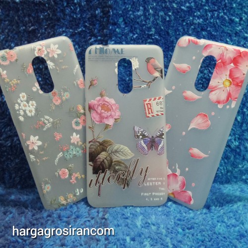 Xiaomi Redmi 5 Sakura Case Motif Bunga Bahan Softshell - Fashion Flower Back Cover