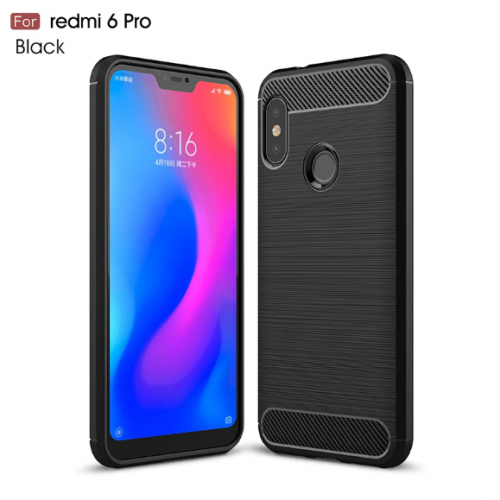 Xiaomi Redmi 6 Pro - Rugged FS Delkin - Carbon Fibre Case Slim Rugged Armor ShockProof / Rubber