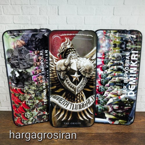 Xiaomi Redmi 7 Motif NKRI TNI Polri Cinta Indonesia - Back Case - Back Cover Ver.21