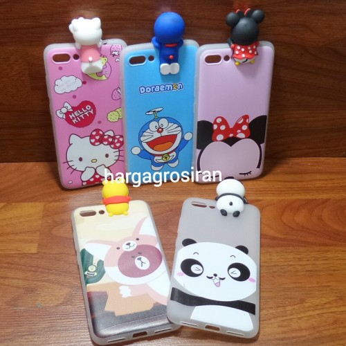 Peep Case Asus Zenfone 4 Max Pro / ZC554KL / Silikon Ngitip 3D Cartoon / Softshell / Cover Motif