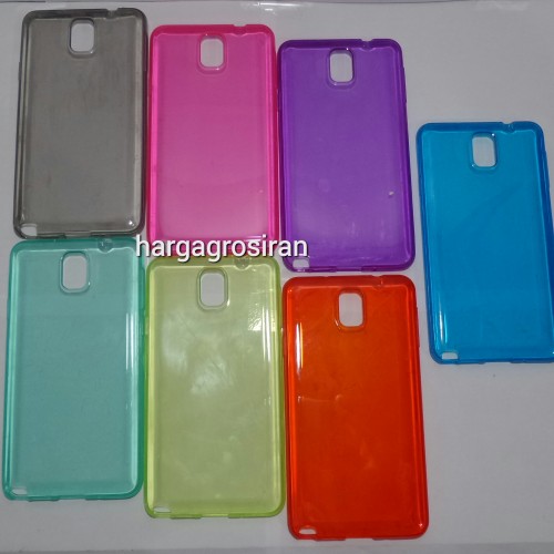 SoftShell Transparan Candy Colors For Note 3 - Obral Case SSDIS K1002