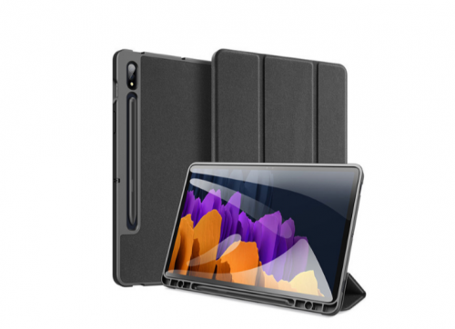 Case For Samsung Tab S7 Plus S7 Plus 2020 12.4 Inch T976 Sarung Dux Ducis Leather Flip Cover Standing Case Domo Series Ada tempat Slot Pencil