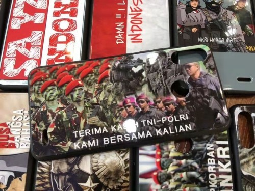 Oppo ReNo Z Motif NKRI TNI Polri Cinta Indonesia - Back Case - Back Cover Ver.21