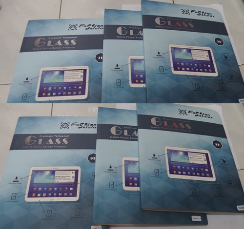 Tempered Glass Samsung FS Tab V / Tab 3 Lite / Anti Gores Kaca