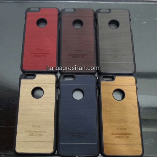 Motif Kayu Iphone 6 Plus / Iphone 6s Plus / Hardcase Lentur / Back Case / Cover Wood