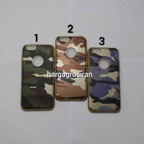 Softcase Army Evolution Iphone 6G - Back Case / Cover Armor / Loleng TNI / Abri