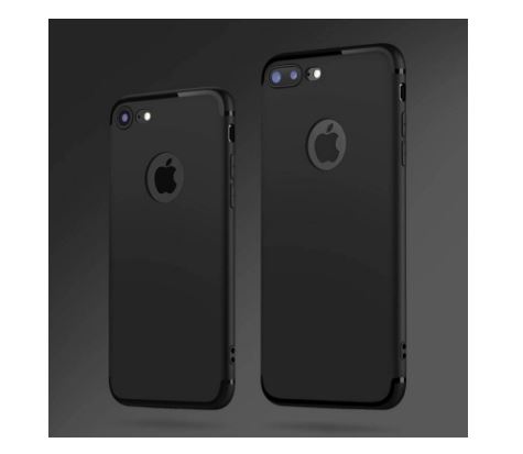 Softshell Garis Iphone 7G Plus  / Slim Sillicone Casing Black