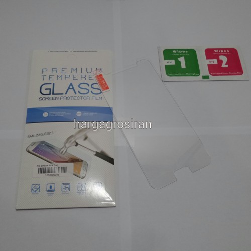 Tempered Glass Std Samsung Galaxy J5 2016 / Anti Gores Kaca - Tidak Ada Garansi Pecah