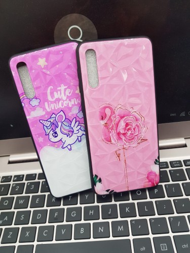 Samsung Galaxy M10 - Motif Diamond - Back Case - Back Cover  Ver.19