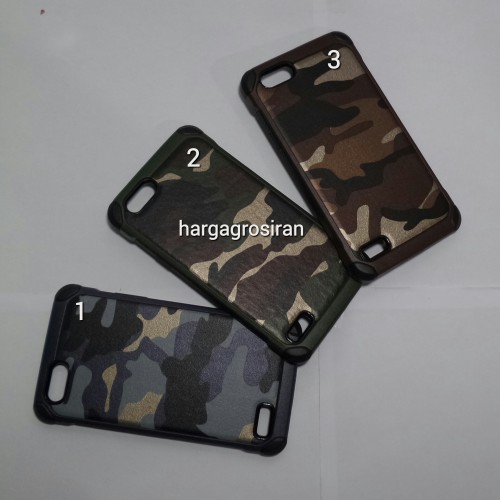 Slim Army Oppo Neo 7/ A33- Back Case / Cover Armor / Loleng TNI / Abri / Brimob / Te