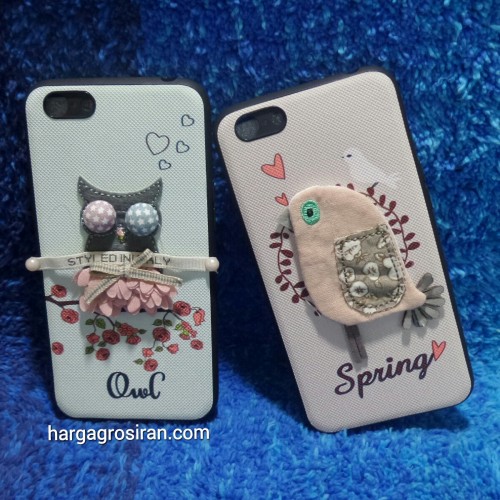 Oppo A71 - Silikon FS Motif Design Korean Cute Styles Boneka Bahan Kain / Back Soft Case