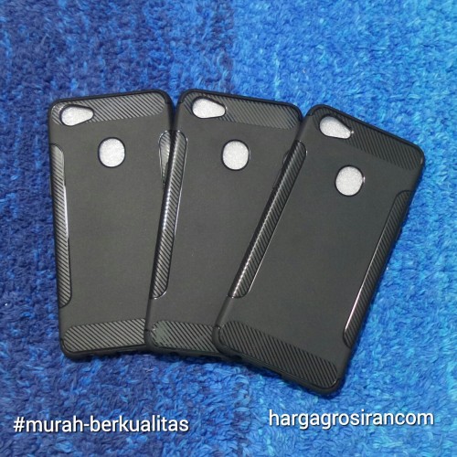 Oppo F7 - Carbon Case Black Matte Slim Cover Elegan Design Ver.5