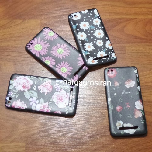 Soft TPU Motif Xiaomi Redmi 4A / Turn Back Crime / Motif Bunga Softshell