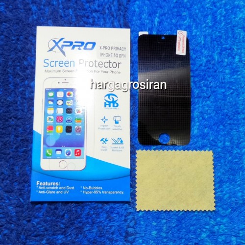 Anti Gores SPY X-PRO Iphone 5 / 5S / Anti Gores Bahan Plastik