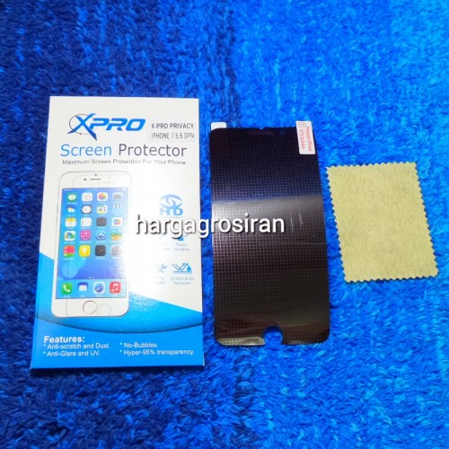 Anti Gores SPY X-PRO Iphone 7 Plus / Iphone 8 Plus / Anti Gores Bahan Plastik