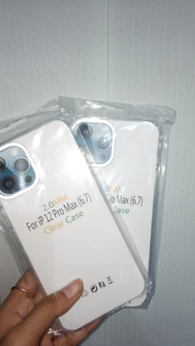 TPU-001 Clear Case Iphone 12 Pro Max 6.7 - Softshell Bening - Silikon Case - Back Case - Back Cover
