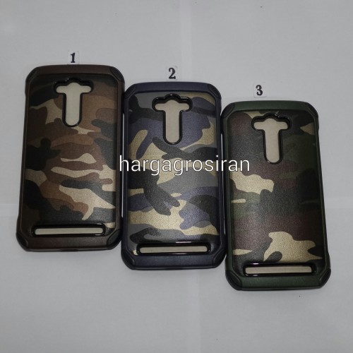 Slim Army Asus Zenfone 2 Laser 5.5 ZE550KL Inch - Back Case / Cover Armor / Loleng TNI / Abri