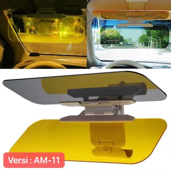 AM-11 Pelindung Kaca anti silau siang dan malam hari / HD Vision Visor Car Sun Glasses