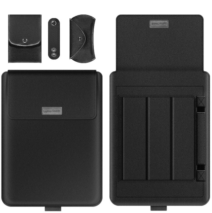 LC-05 SOHA 13 - 14 Inch Tas Laptop Universal Asus Acer Macbook Air Pro Case Stand Sleeve PREMIUM PU LEATHER Kulit