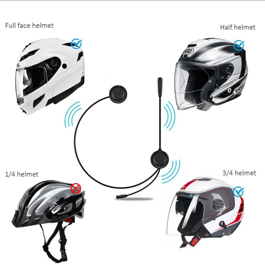 Motor helm shop bluetooth headset