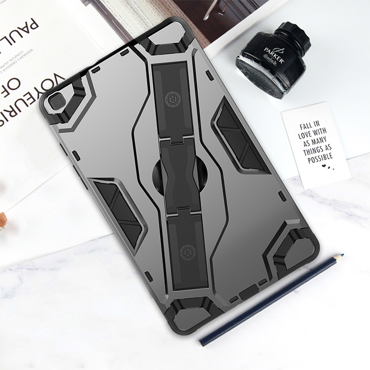 Ipad 7 th / 8 th / 9 th 10.2 Inch 2020 2021 - Escort Shockproof Case Fitur Kick stand Back Cover Bahan Tebal dan Tahan Banting