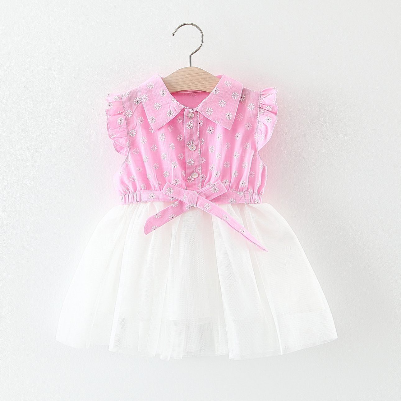 BY-17 Dress Bayi Design Tutu Pink Putih / Gaun Baju Anak Perempuan Import Premium Korea Design Sangat Imut dan Lucu Sekali