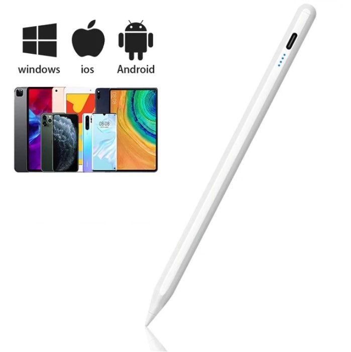STY-028 Stylus Pen Universal New Upgrade for Ipad Tab Samsung Huawei IOS / Android Dengan 4 Lampu Indikator LED