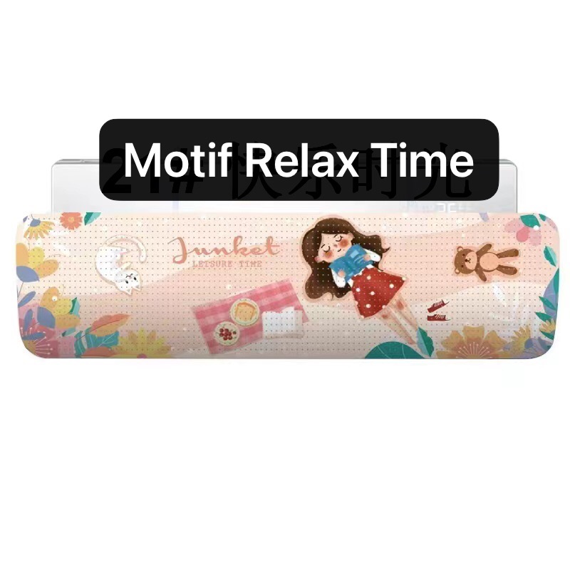 ART-032 Relax Time Talang AC Reflektor Penutup penahan hembusan Angin air Screen Cover Motif Gambar Lucu Windshield