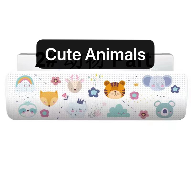 ART-032 Cute Animals Talang AC Reflektor Penutup penahan hembusan Angin air Screen Cover Motif Gambar Lucu Windshield