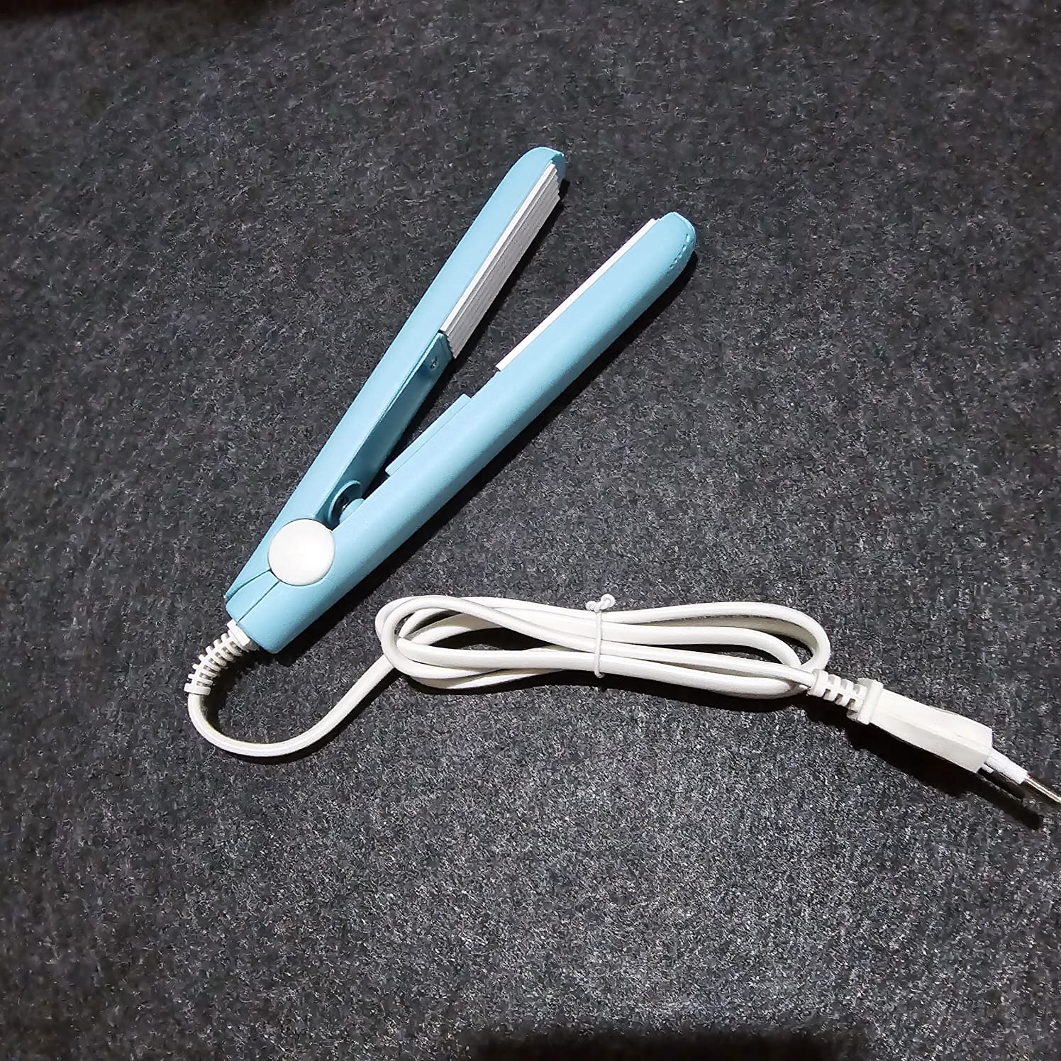 AD-02 Biru Gelombang Alat Perekat Segel Plastik Makanan Serba Guna Sealer Machine Plastic Hand Press Portable Seal Catokan Mini Rambut Alat Catok Hair