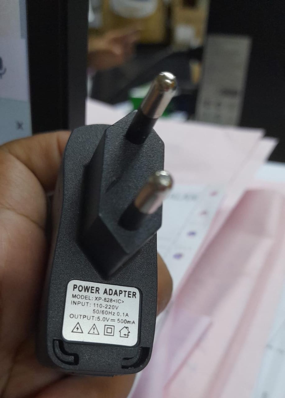 Batok dan Kabel Power Adaptor Jam Digital Output 5V