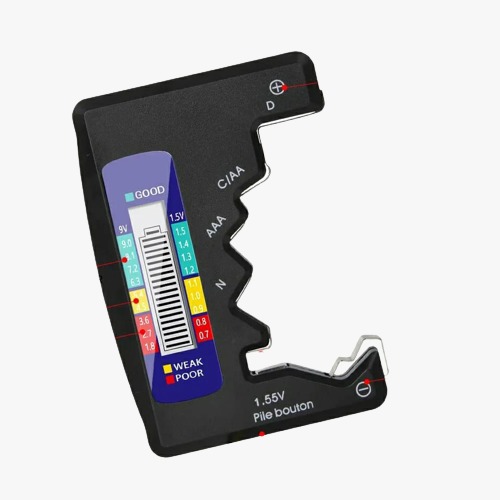 TK-18 Hitam Universal Battery Tester Alat Cek Kapasitas Baterai Capacity C D N AA AAA 9V 6F22 1.55V 18650 Dengan Layar LCD