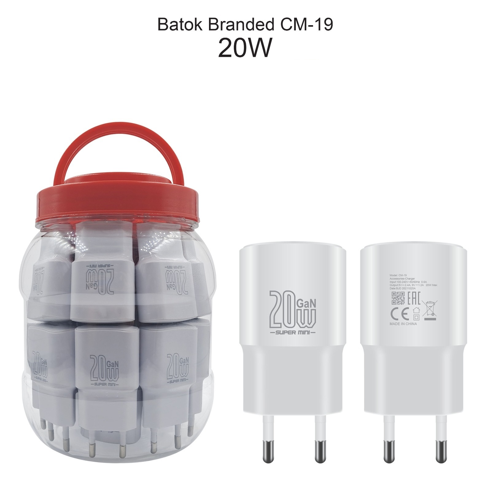 Adaptor Charger 2.4A Cocok Adaptor Buat Jam Digital Alat Elektronik Lainnya Output USB 5V