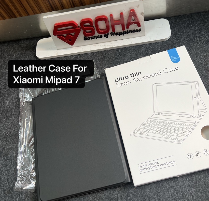SL-03 Case for Xiaomi Mipad 7 Leather Case Flip Cover Sarung Ada Slot Simpan Pencil Bahan Silikon Aman Buat Tablet