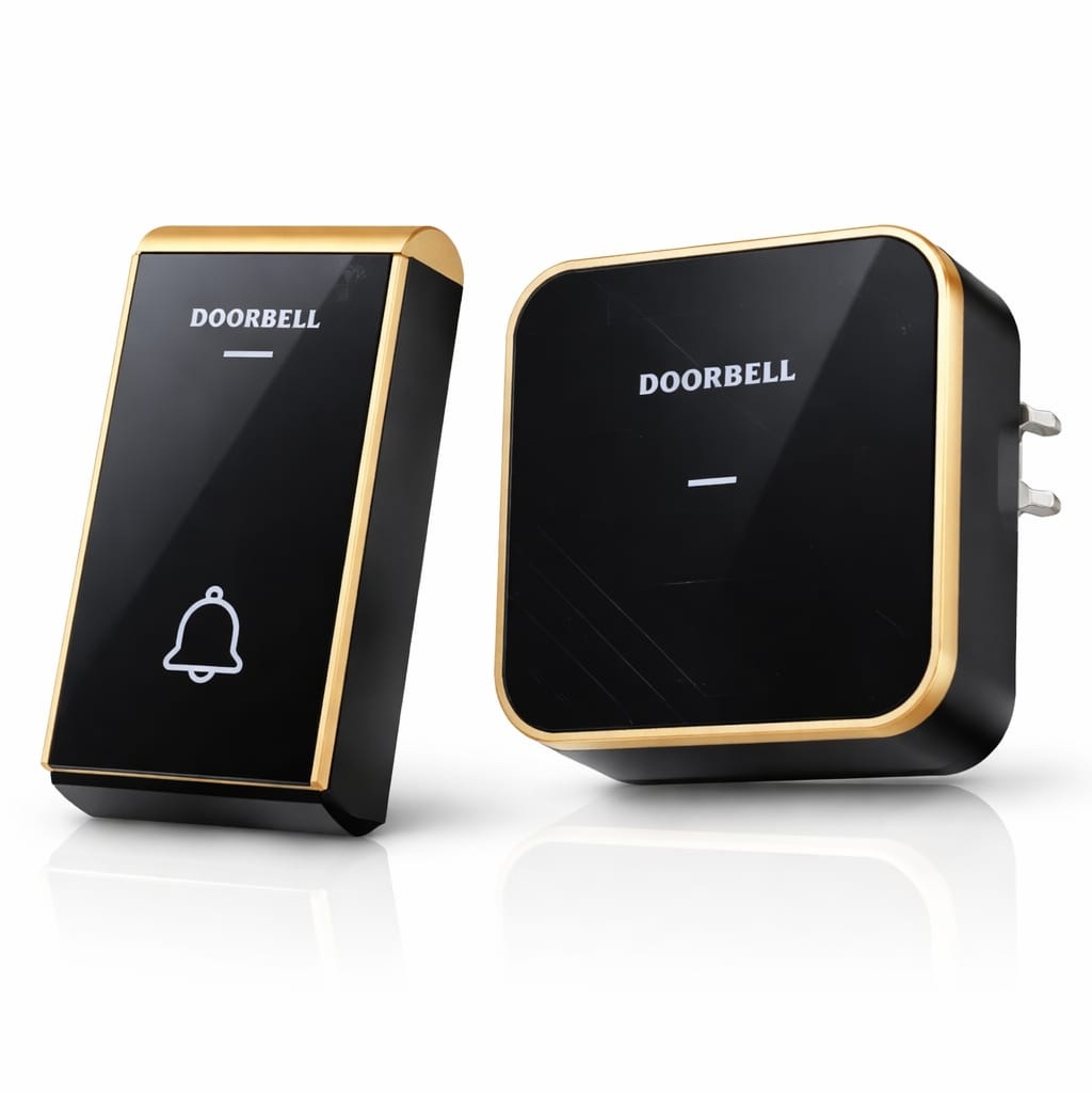 BEL-008 Bel Rumah Wireless Doorbell Waterproof Door Bell 38 Nada Pintu Bell LED Light 36 Ring tunes / Nada