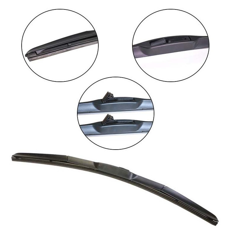 AM-97 Wiper Hybrid 16 Inch Premium Kaca Mobil Lebih Bersih Wiper Kaca Depan Mobil Universal Karet Tebal