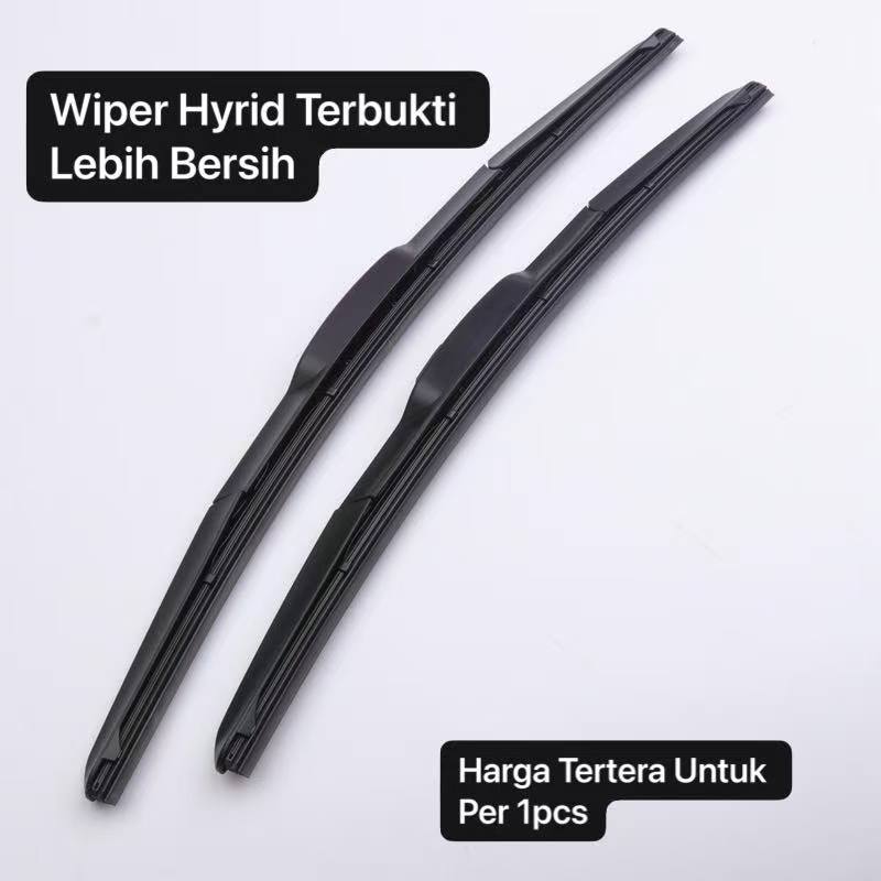 AM-97 Wiper Hybrid 26 Inch Premium Kaca Mobil Lebih Bersih Wiper Kaca Depan Mobil Universal Karet Tebal