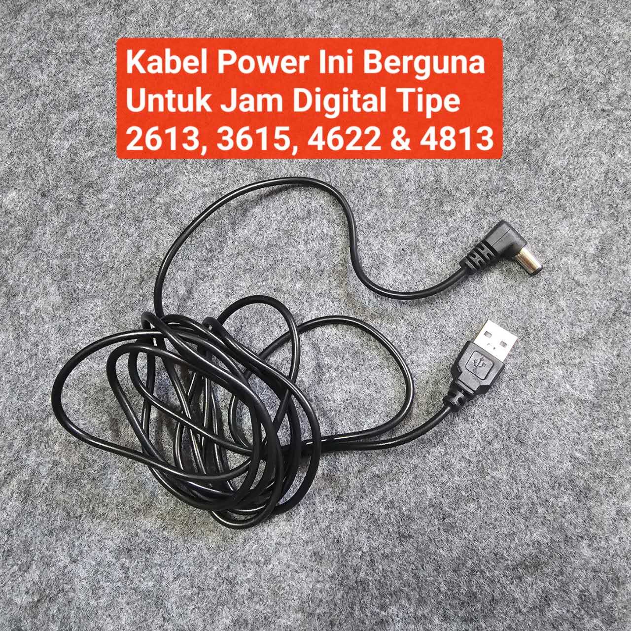 Kabel Khusus Jam Digital Ukuran Panjang Lebih Kurang 170cm Kabel Khusus Pelanggan Yang Pernah Beli Di Toko Ini